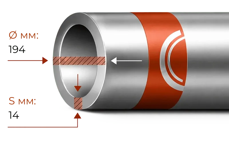 Труба котельная 194x14 ст. 12Х1МФ ТУ 14-3р-55-2001